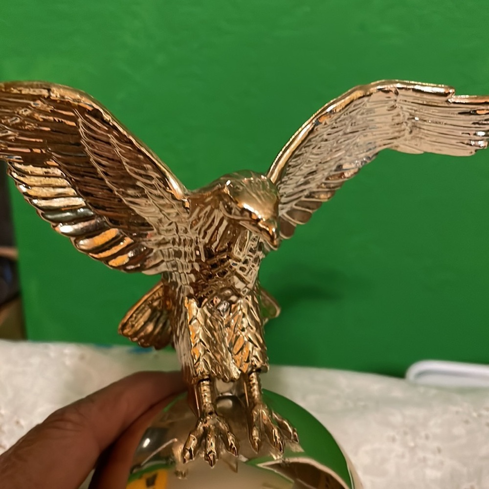 Golden Eagle Avon Bottle